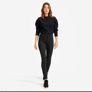 Everlane High Rise Black Skinny Jean